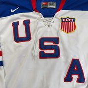 J- Vintage Team USA Hockey Patrick Kane Nike Team Hockey Jersey - 52 (L/XL)