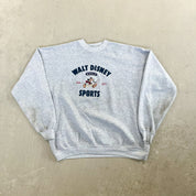 F- Vintage Walt Disney Spots Embroidered Crewneck