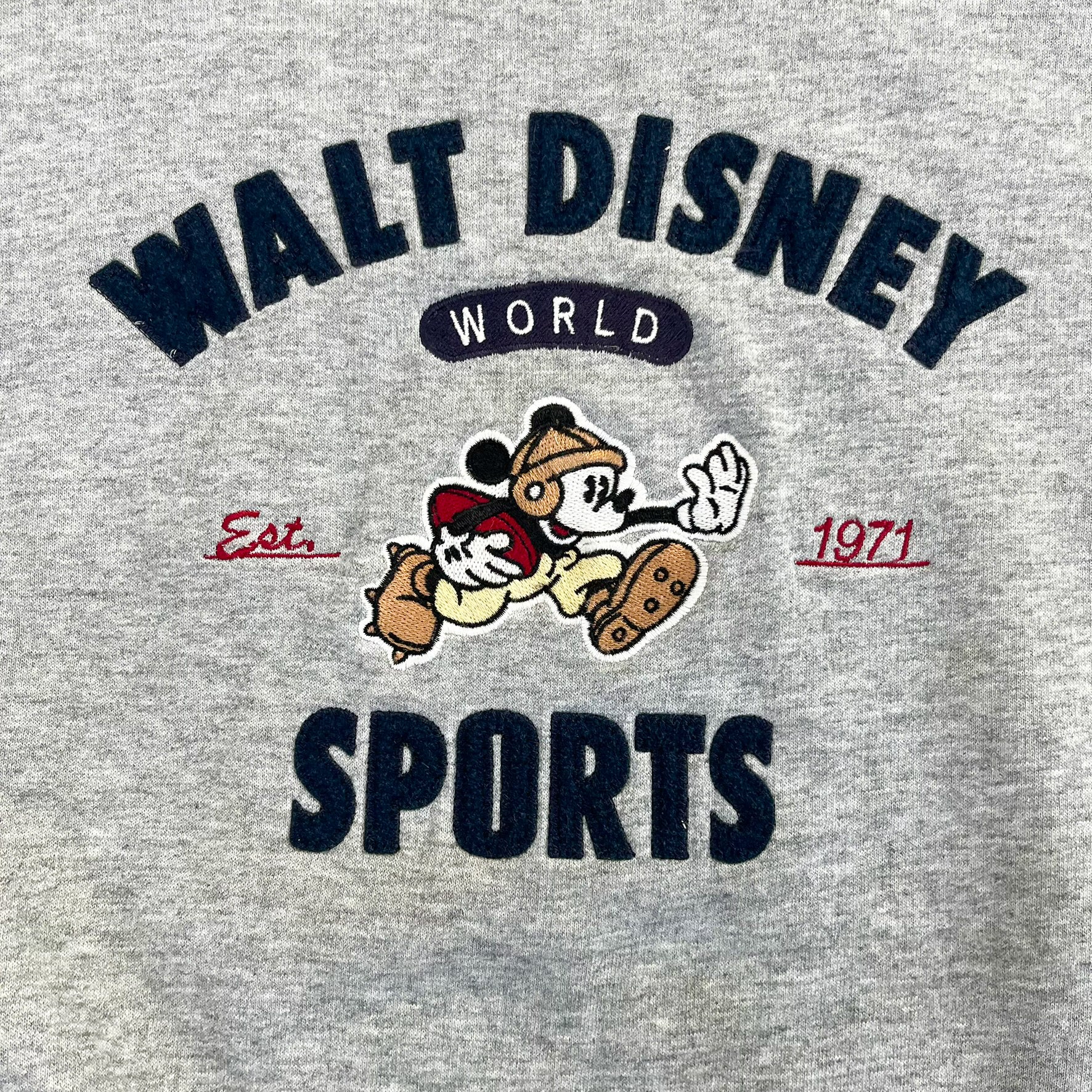 F- Vintage Walt Disney Spots Embroidered Crewneck