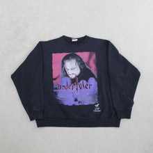 Load image into Gallery viewer, D- Vintage 1996 The Undertaker WWF Attitude Picture Wrestling Crewneck
