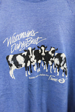 Load image into Gallery viewer, X - Vintage Wisconsin 90&#39;s Dairy Best Cow Crewneck

