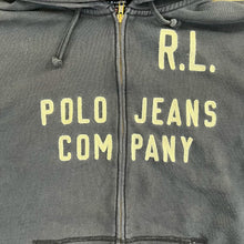 Load image into Gallery viewer, F- Vintage Polo Jeans Ralph Lauren Embroidered Zip Up Hoodie

