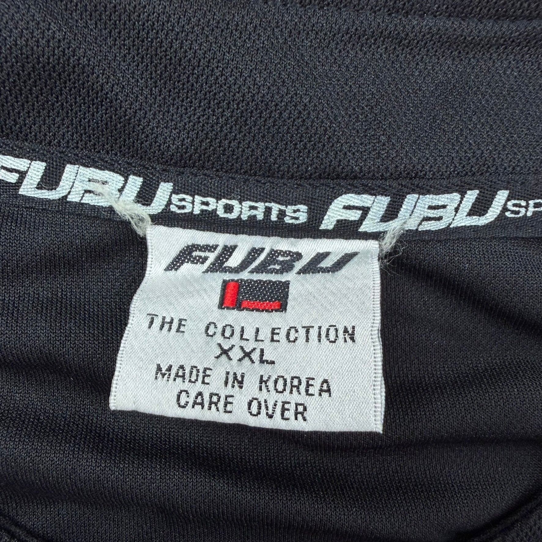 J- Vintage Fubu 05 Embroidered Text & Logo Baseball Jersey - 2XL