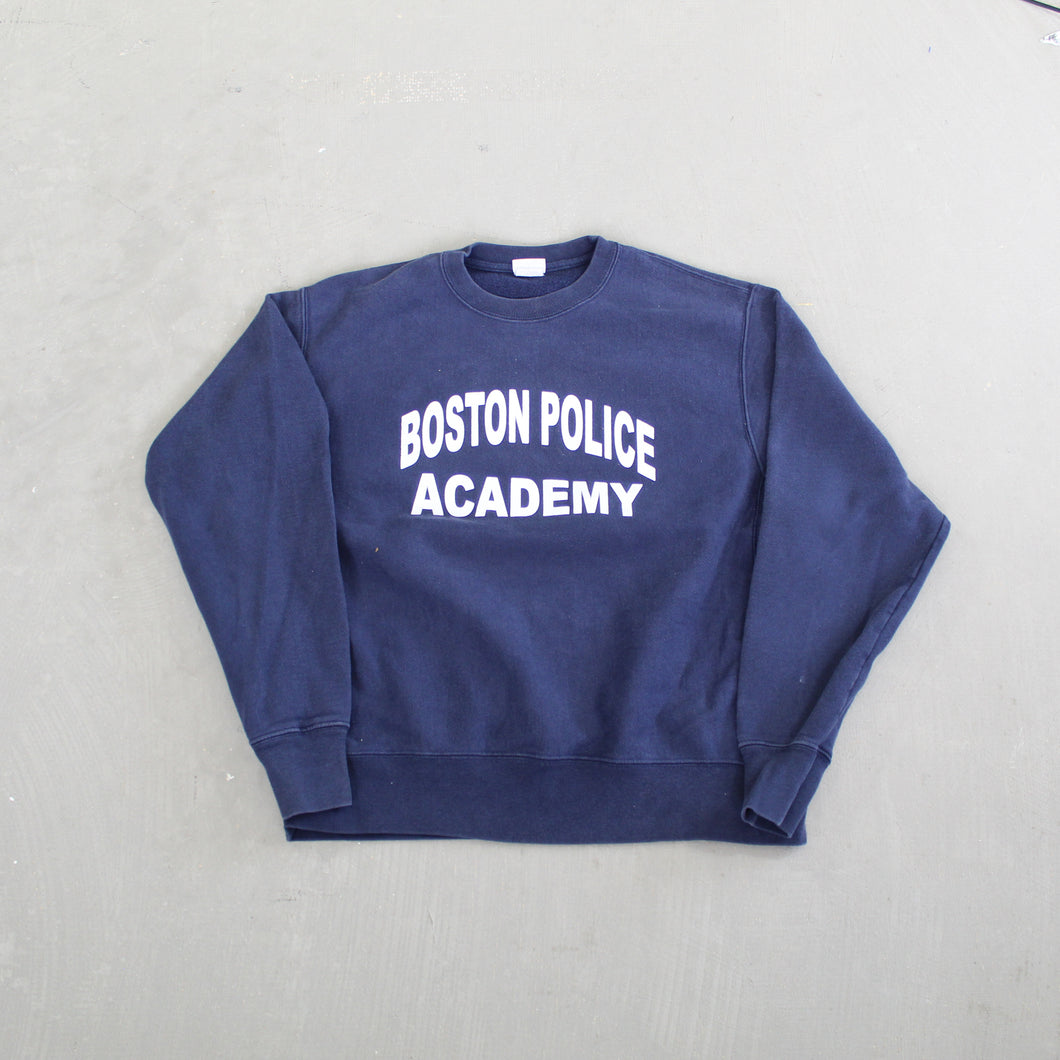 F- Vintage Champions Reverse Weave Boston Police Academy Crewneck