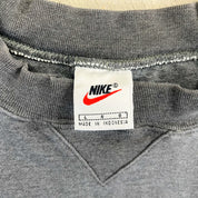 F- Vintage Nike Embroidered Text & Swoosh Crewneck