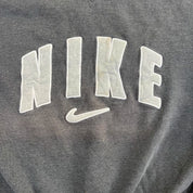 F- Vintage Nike Embroidered Text & Swoosh Crewneck