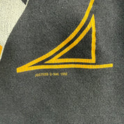 J- Vintage '92 Pittsburgh Penguins NHL Logo Graphic Made In USA Crewneck - XL