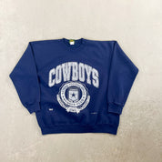 F- Vintage '94 Dallas Cowboys NFL Members Club Crewneck