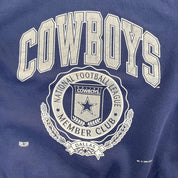 F- Vintage '94 Dallas Cowboys NFL Members Club Crewneck