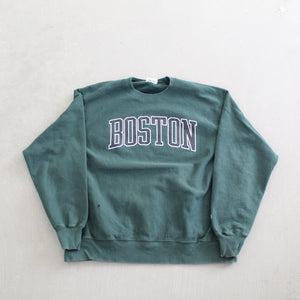 D- Vintage Champions Reverse Weave Boston College Text Crewneck