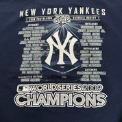 J- Vintage '09 New York Yankees MLB World Series Champions Graphic Crewneck - L