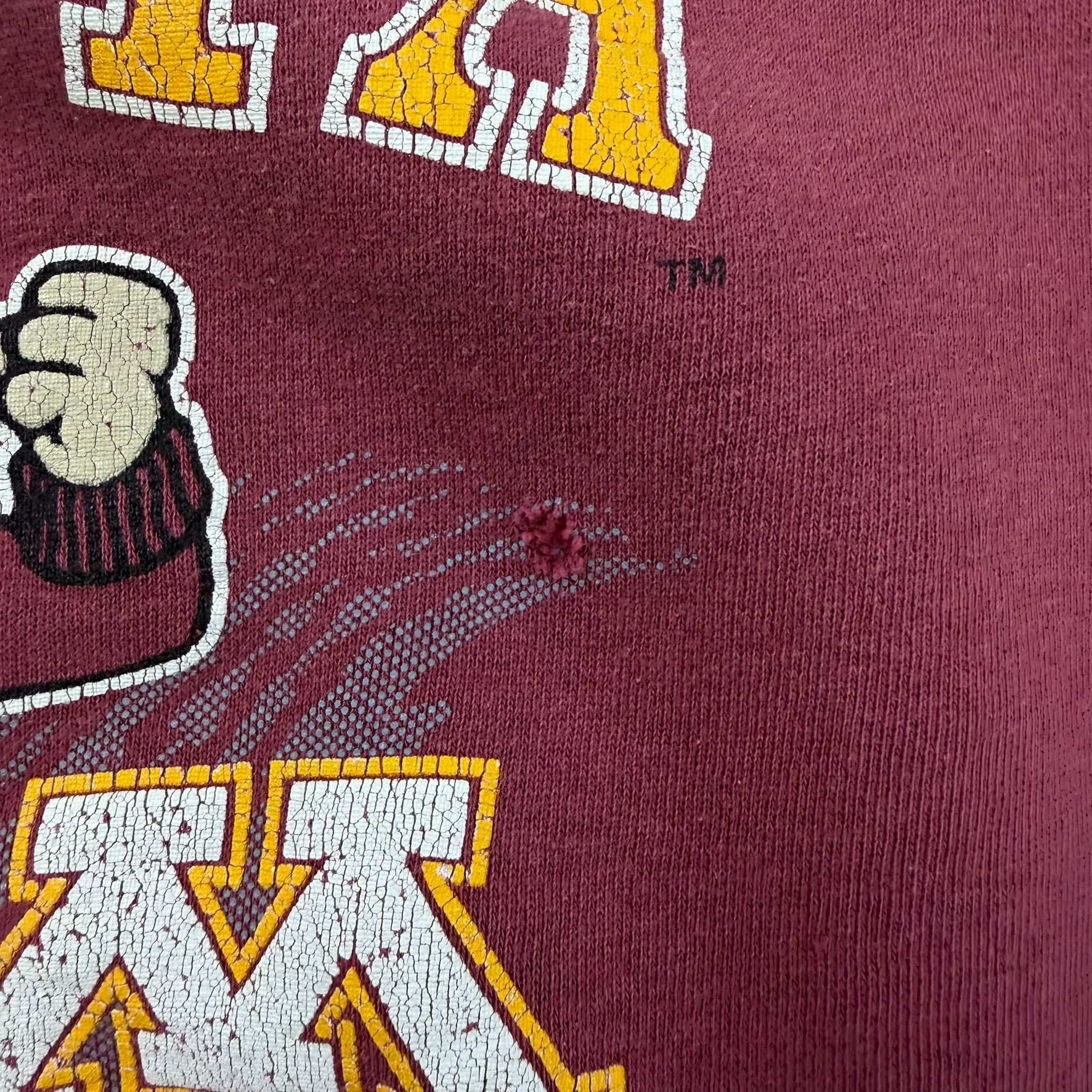 J- Vintage Minnesota Golden Gophers Graphic Crewneck - XL