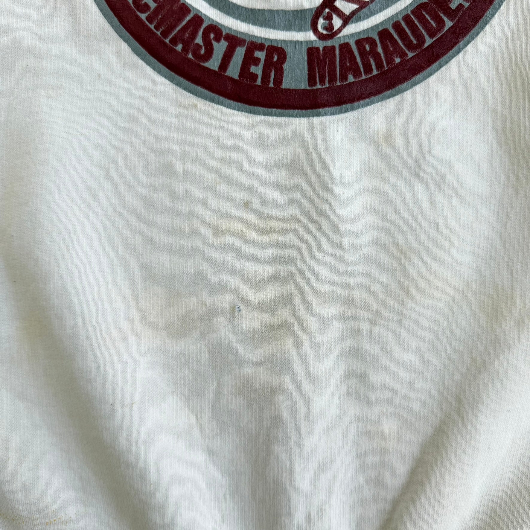 J- Vintage 90s Champion McMaster University Marauders Graphic Made In Canada Crewneck - XL