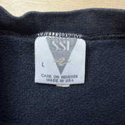 J- Vintage '89 Harley Davidson Springer Motorcycle Graphic Made In USA Crewneck - L