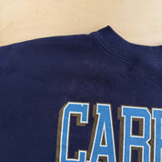 J- Vintage 90s Jansport Cabrini College Text Graphic Made In USA Crewneck - 2XL