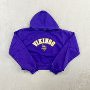 F- HOM Minnesota Vikings Cropped Reworked Hoodie
