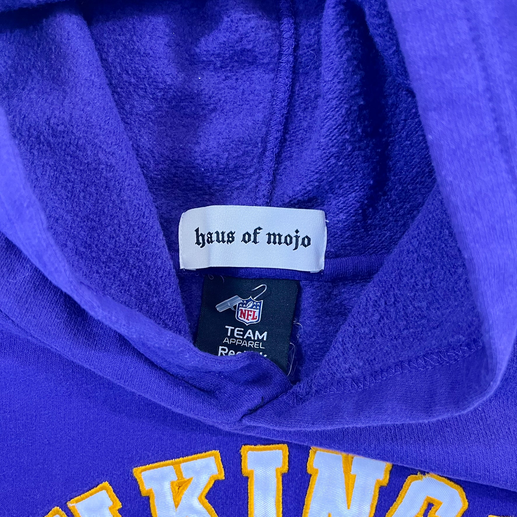 F- HOM Minnesota Vikings Cropped Reworked Hoodie