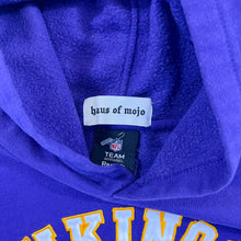 Load image into Gallery viewer, F- HOM Minnesota Vikings Cropped Reworked Hoodie
