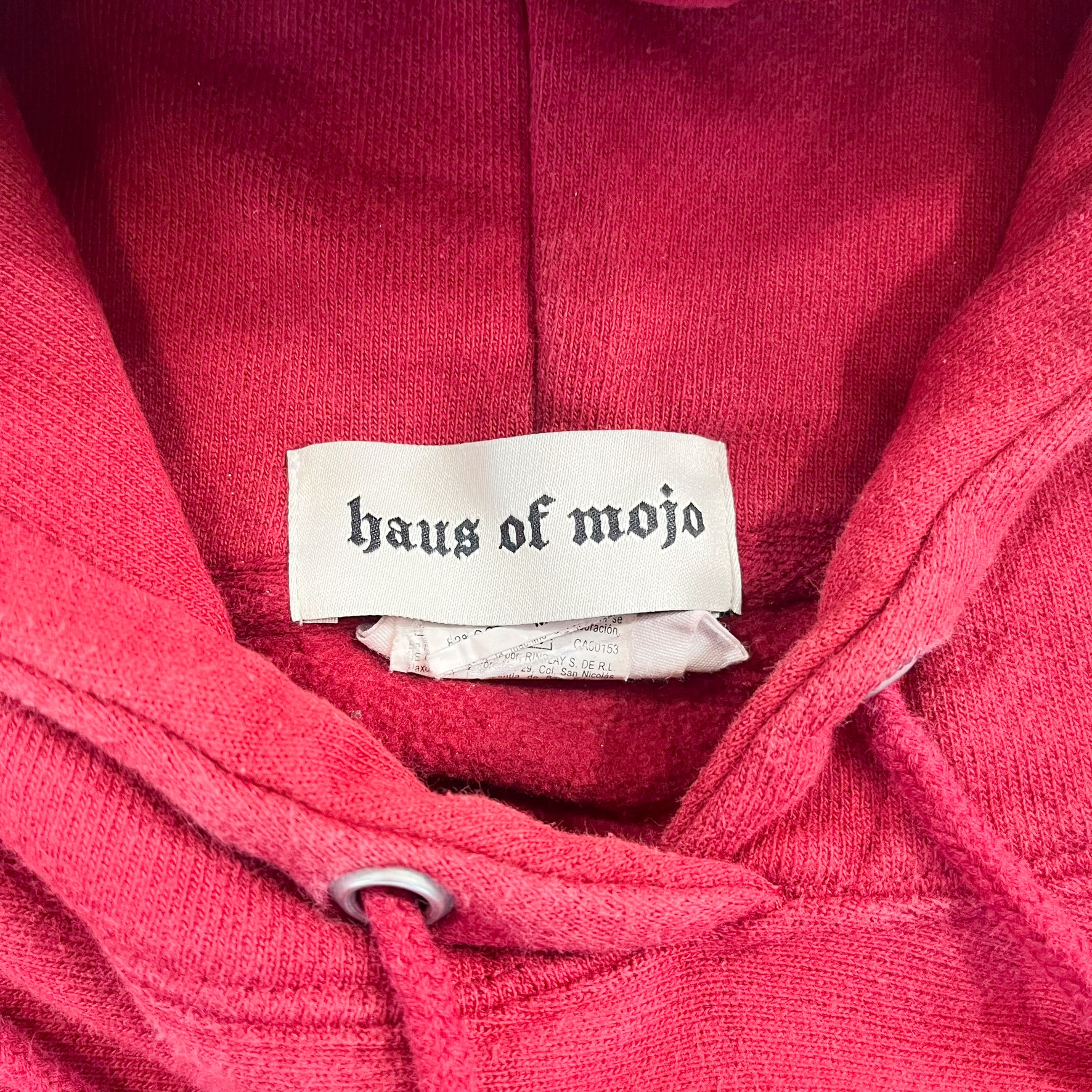 F- HOM Champion Reverse Weave Maroon Cropped Reworked Hoodie