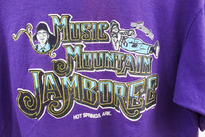 X - Vintage Single Stitch 1992 Music Mountain Jamboree Fruit of The Loom Tee