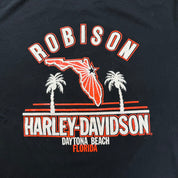J- Vintage Harley Davidson Daytona Beach Florida Made In USA Single Stitch Tee - L