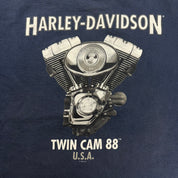 J- Vintage '00 Harley Davidson Auckland New Zealand Single Stitch Tee - L