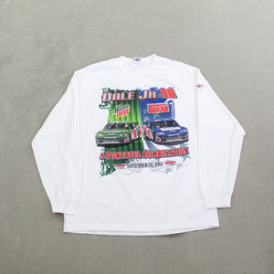 F- 2007 Nascar Dale Jr Mountain Dew National Guard Car Long Sleeve Tee