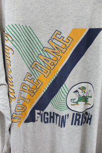 X - Vintage Single Stitch Notre Dame Fighting Irish Script Tee