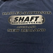 J- Vintage '00 Harley Davidson Auckland New Zealand Single Stitch Tee - L