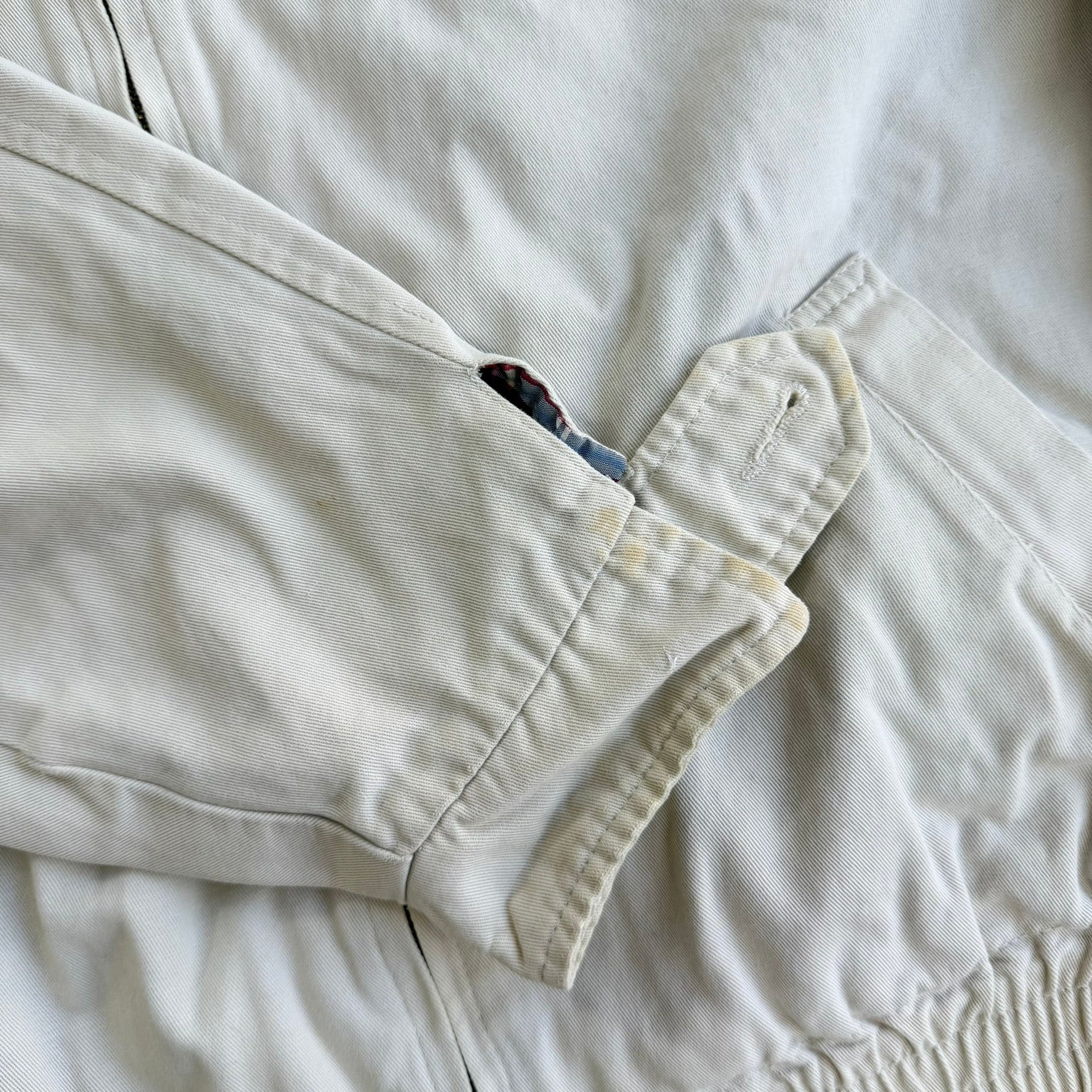 J- Vintage 90s Polo RL Embroidered Logo Zip Up Harrington Jacket - XL