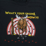 F- Vintage What's Your Excuse Now? Moose Single Stitch Tee