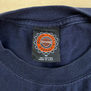 J- Vintage '96 Harley Davidson Made In USA Text Long Sleeve Tee - M