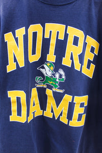 X - Vintage Single Stitch Russell Athletic USA Notre Dame Fighting Irish Logo Tee