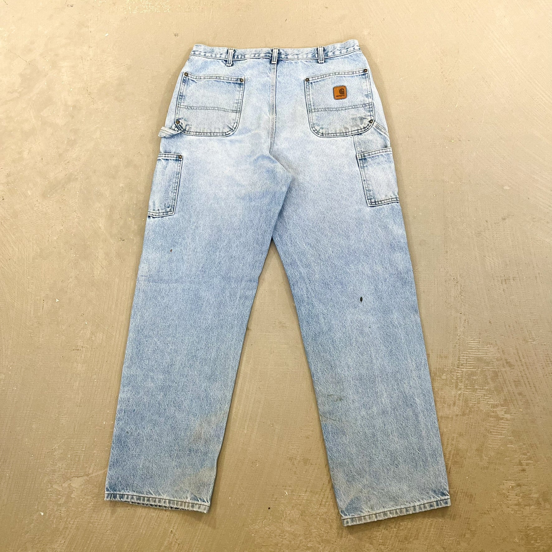 F- Carhartt Double Knee Denim Workwear Pants