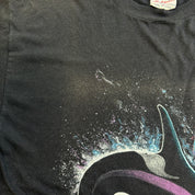 J- Vintage '90 Harlequins Animals In Space Graphic Single Stitch Tee - L