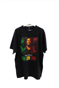 X - Vintage Bob Marley Iron Lion Zion Picture Tee