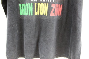 X - Vintage Bob Marley Iron Lion Zion Picture Tee