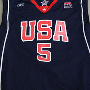 F- Vintage Team USA Basketball Stephon Marbury Reebok Basketball Jersey