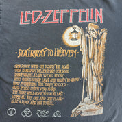 J- Vintage Led Zeppelin Stairway To Heaven Text & Graphic Tee - L