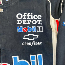 Load image into Gallery viewer, F- Vintage Nascar Jeff Hamilton Mobil 1 Racing Jacket
