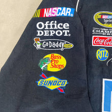 Load image into Gallery viewer, F- Vintage Nascar Jeff Hamilton Mobil 1 Racing Jacket
