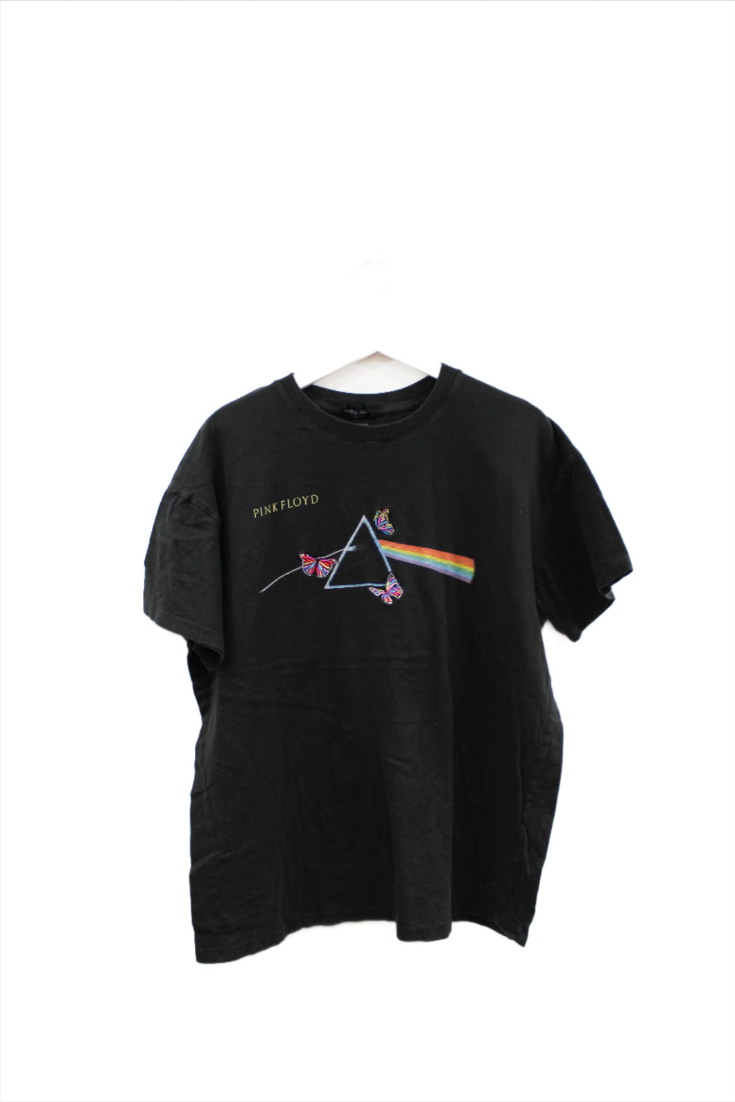 X - Pink Floyd Dark Side Of The Moon & Butterflies Embroidered Tee