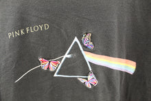 Load image into Gallery viewer, X - Pink Floyd Dark Side Of The Moon &amp; Butterflies Embroidered Tee
