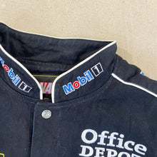Load image into Gallery viewer, F- Vintage Nascar Jeff Hamilton Mobil 1 Racing Jacket

