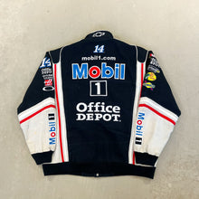 Load image into Gallery viewer, F- Vintage Nascar Jeff Hamilton Mobil 1 Racing Jacket
