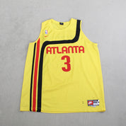 F- Vintage Atlanta Hawks Shareef Abdur-Rahim NBA Nike Team Basketball Jersey