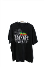 Load image into Gallery viewer, X - Bob Marley Script &amp; Flag Tee
