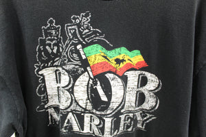X - Bob Marley Script & Flag Tee
