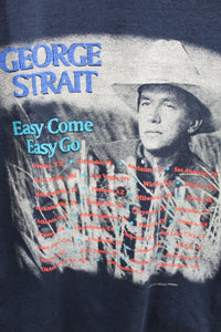 X - Vintage 1993 Jerzees George Strait Easy Come Easy Go Tour Picture Tee