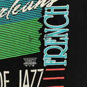 J- Vintage New Orleans French Quarter Birthplace Of Jazz Graphic Made In USA Single Stitch Tee - L